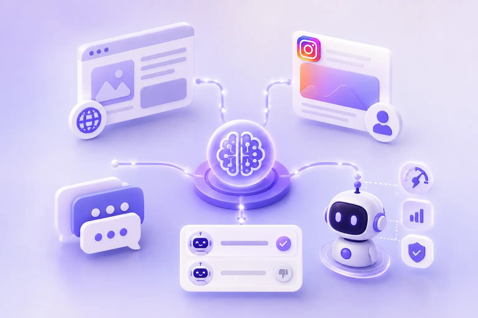 Moon AI - No-code setup (without prompts) - The agent configures itself based on your data, and its logic can be adjusted by simply disliking an incorrect response